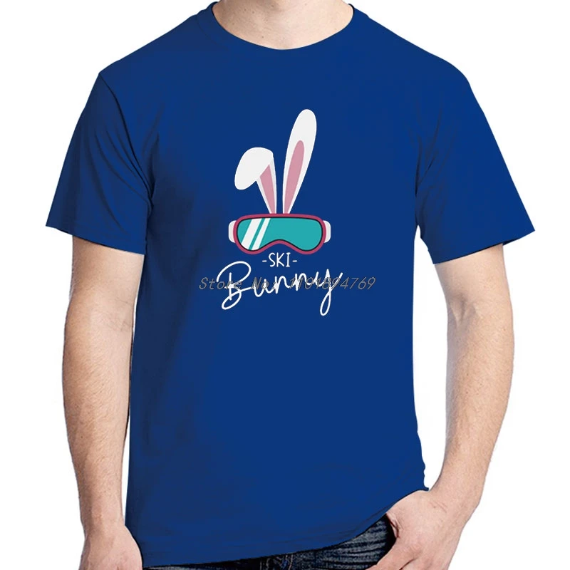 Ski Bunny Apres Ski Funny Wintersport Party Fashion Graphic T Shirts Summer Cotton Short Sleeve T-Shirts Streetwear Mens Clothes