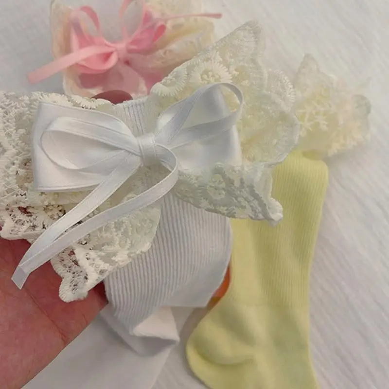 195E زوج واحد من جوارب لوليتا اللطيفة القابلة للتنفس، جوارب نسائية صيفية قصيرة ورفيعة من القطن #1