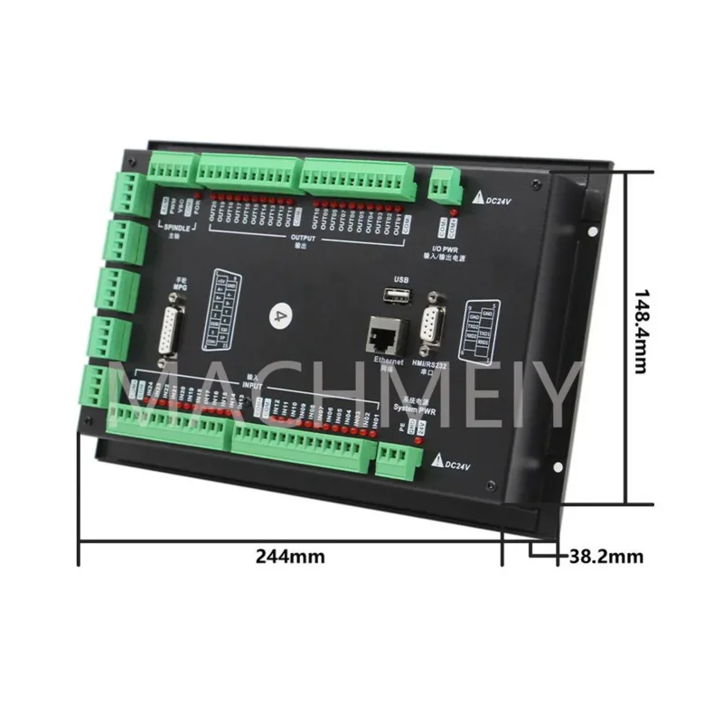 CNC แบบสแตนด์อโลนออฟไลน์ Controller DDCS-EXPERT 3/4/5 แกนสนับสนุน Close-Loop Stepper/ATC Controller เปลี่ยน DDCSV3.1 NEWCARVE
