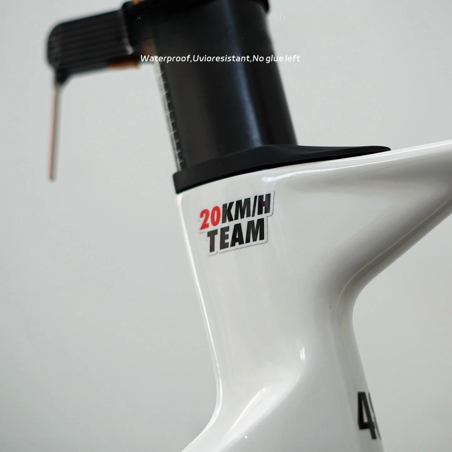 ملصقات دراجة لفريق سرعة ركوب الدراجات لإطار الدراجة العلوي، ملصقات مقاومة للماء لركوب الدراجات، ملصقات إطار دراجة الطريق