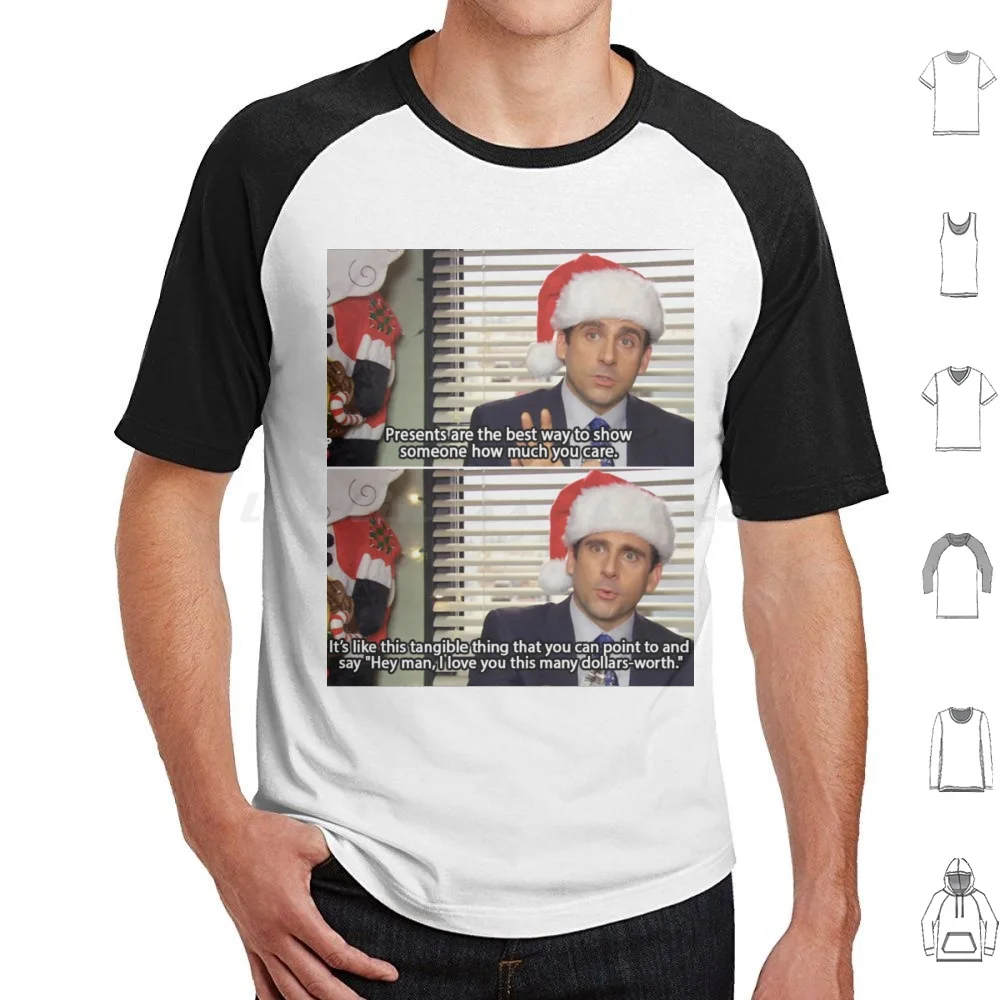 The Office Christmas T Shirt 6xl Cotton Cool Tee The Office Christmas Michael Michael Dunder Mifflin Santa Red Snow