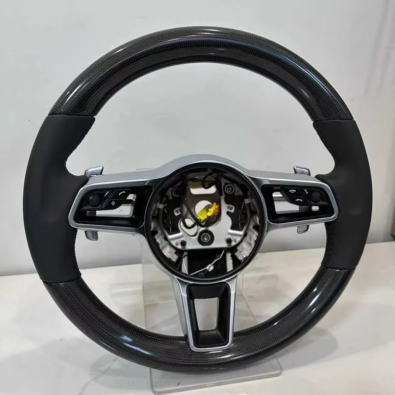 For Porsche Carbon Fibre Steering Wheel 911 996 Cayenne 958 718 Boxster 918 Cayman Macans Panamera Taycan GT3 RS 970 GT2RS