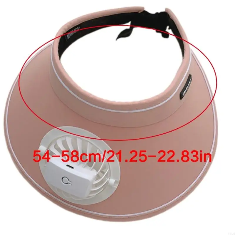 Batterij bediende zonbeschermingshoed met afneembare koelventilator Ademharde hoed