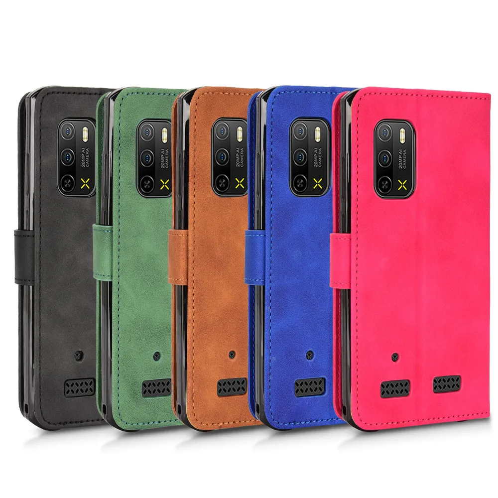 Coque portefeuille en cuir PU pour Ulefone Armor X10 Pro, étui de luxe avec Texture peau rabattable, fentes pour cartes, support pour téléphone