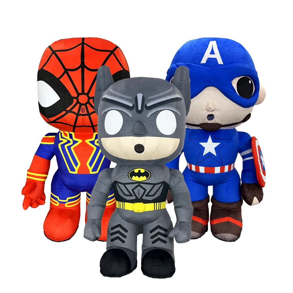

Cartoon Robot Inflatable Costume Mascot Parade Adult Character Cosplay Birthday Halloween Party Event Plush Set