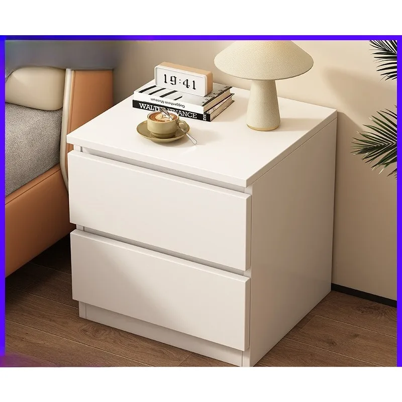 Bedside table household simple small multi-functional with pumping storage locker rental house bedroom bedside small cabinet