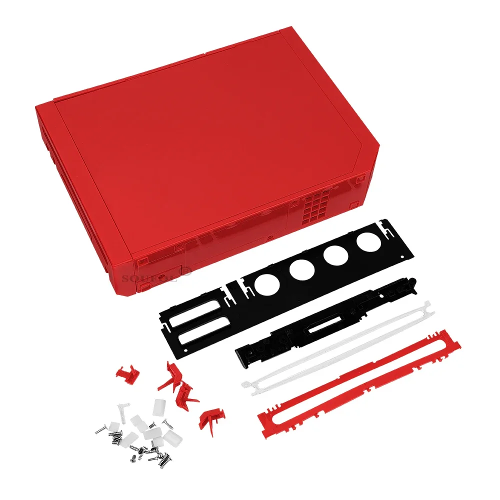 Rood Voor Wii Volledige Case Cover Behuizing Shell Met Knoppen voor Nintend Wii Behuizing Shell Case voor Wii Game Console Accessoires