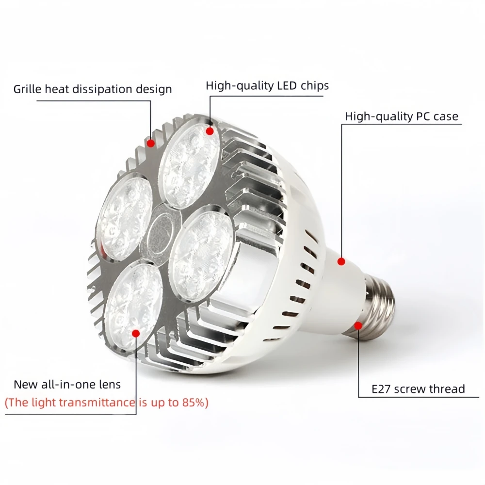 Full spectrum plant lamp fill lights vegetable flowers green plant lamp spot light fish tank algae light LED plant growth lamp