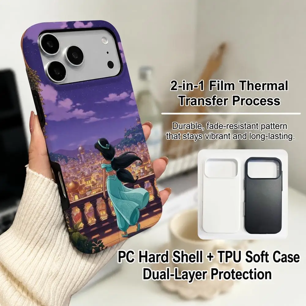 Aladdin Phone Case Film material 2-in-1 Shell FOR IPhone 17 16 15 14 12 17Air 16e 13 Pro MAX 16Plus Cover view 3