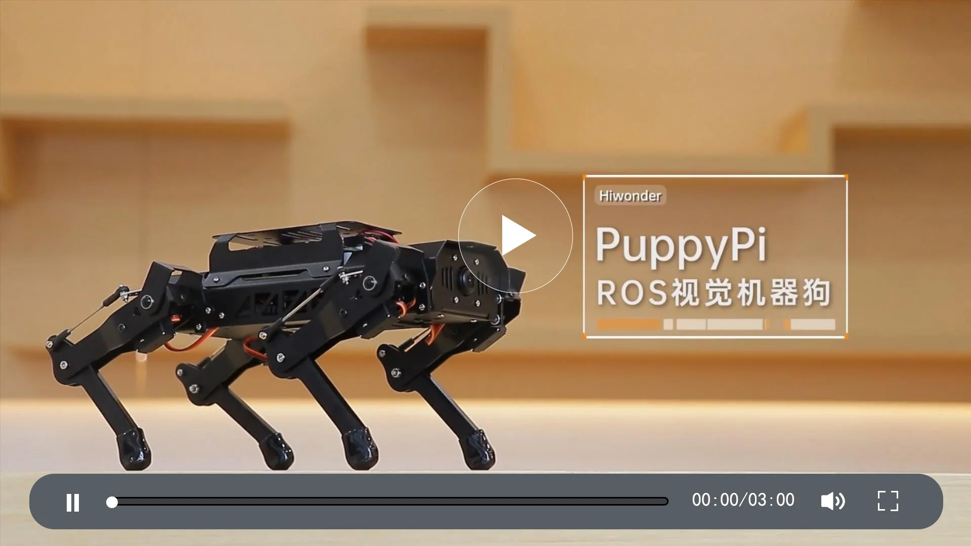 روبوت ROS Raspberry Pi كلب ميكانيكي بأربعة أرجل، رؤية AI، نموذج كبير، رسم خرائط بطنية قابلة للبرمجة #6