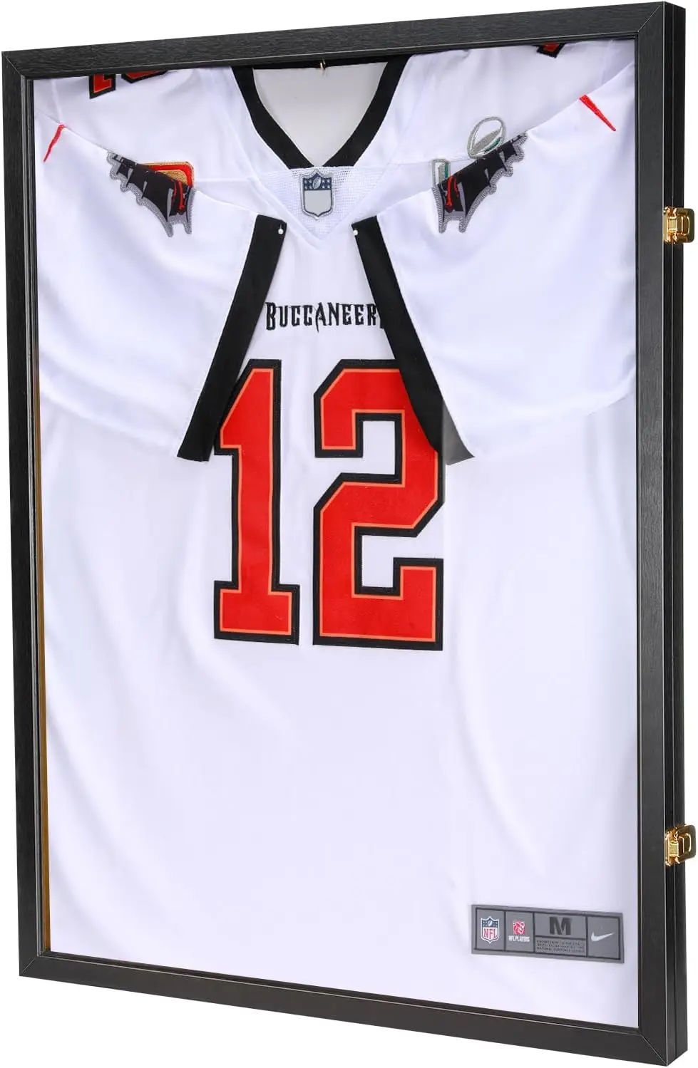

Jersey Wooden Frame Display Case -Shadow Box with 98% UV Protection Acrylic and Hanger for Baseball Basketball Football