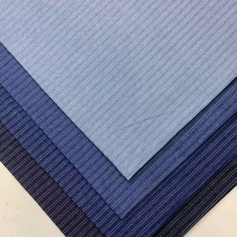 

Denim Fabric Thickened Striped Jacquard Washed Denim For Sewing Dresses Bags Pants bags hats DIY