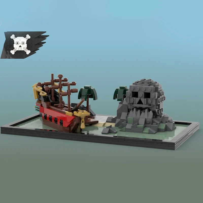 503 قطعة MOC جمجمة صغيرة روك Disneienyed نموذج اللبنات البناء لتقوم بها بنفسك هدايا عيد الميلاد فكرة التعليم ألعاب مكعبات للأطفال #3