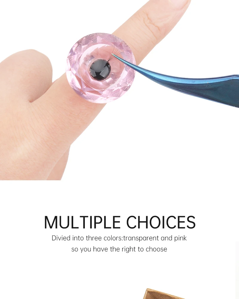 Verstellbarer Kristall-Fingerring für Wimpernkleber, Wimpernlifting-Palette, Tattoo-Pigment-Tintenhalter, Zubehör – Detail 7