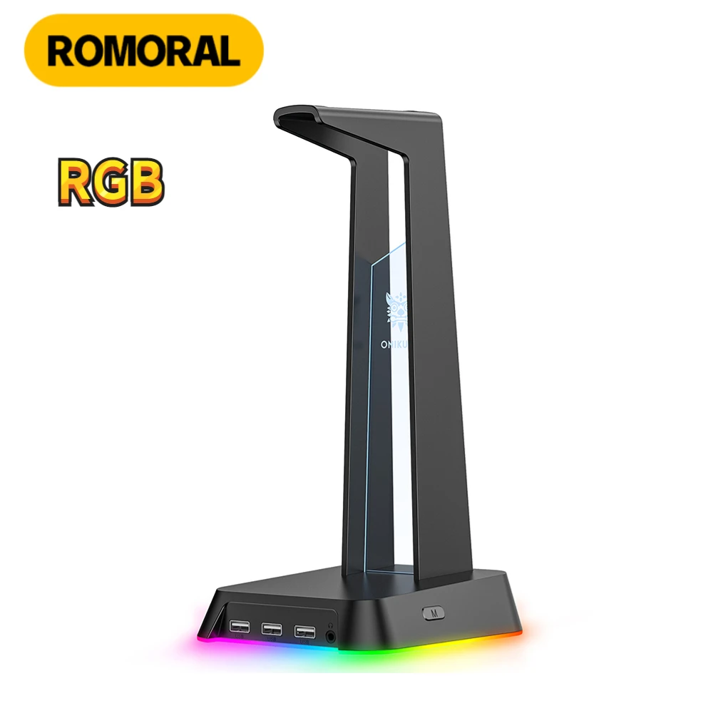 

Подставка для Игровых Наушников RGB с 3 USB-портами и сенсорным управлением