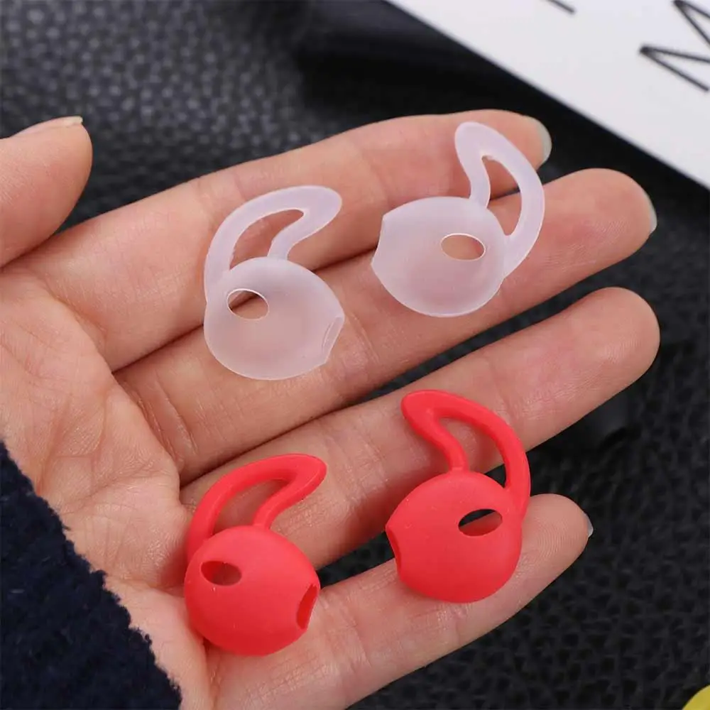 1 Pair Silicone Earphone Holder Anti Drop Prevent Falling Off Silicone Earbud Covers Non-Slip Anti Falling Protector Earphone