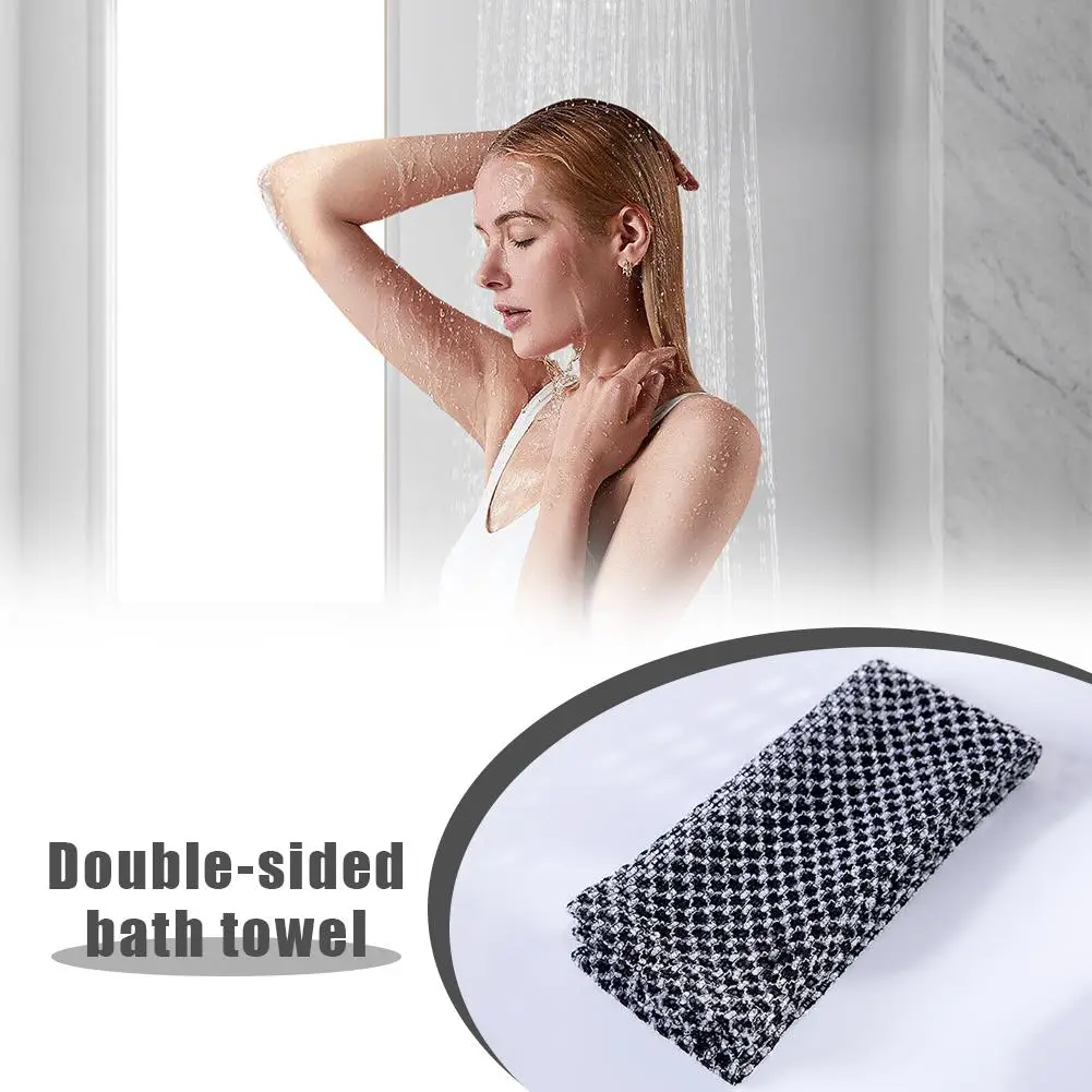 

Japanese Towel Bath Nylon Towel Brush Back Towel For Back Towels Exfoliating Scrub Shower Sponge Body Bathroom Accessories