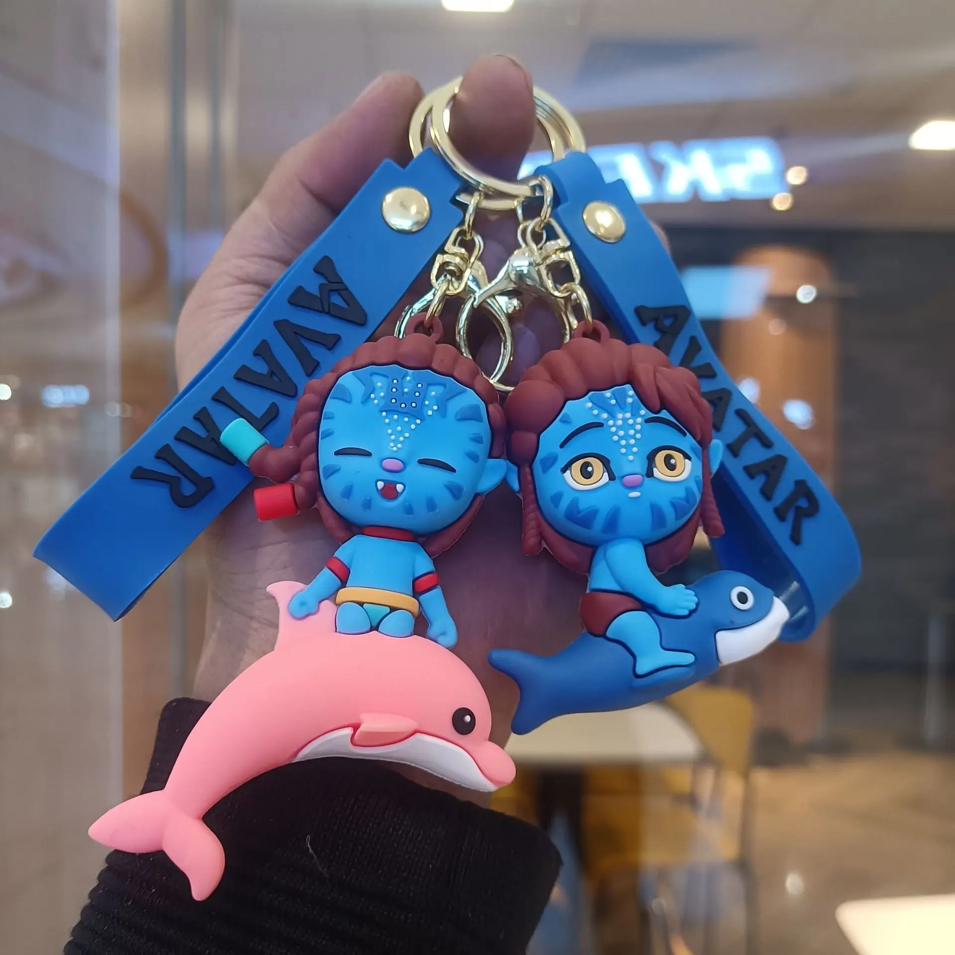 New Avatar 3 Cartoon Cute Keychain Car Keybag Pendant PVC Doll Decoration Jewelry Accessories