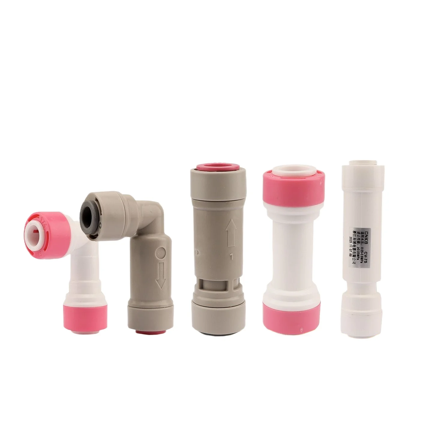 Water Filter Check Valve One Way 1/4 3/8 Quick Connect for RO Membrane