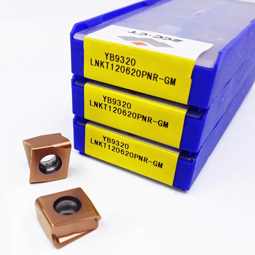 Imagem -04 - Carboneto Yb9320 Lnkt120612pnr-gm Yb9320 Lnkt120616pnr-gm Yb9320 Lnkt120620pnr-gm Yb9320 Zcc.ct Insere 10 Pcs Box Lnkt120608pnr-gm de