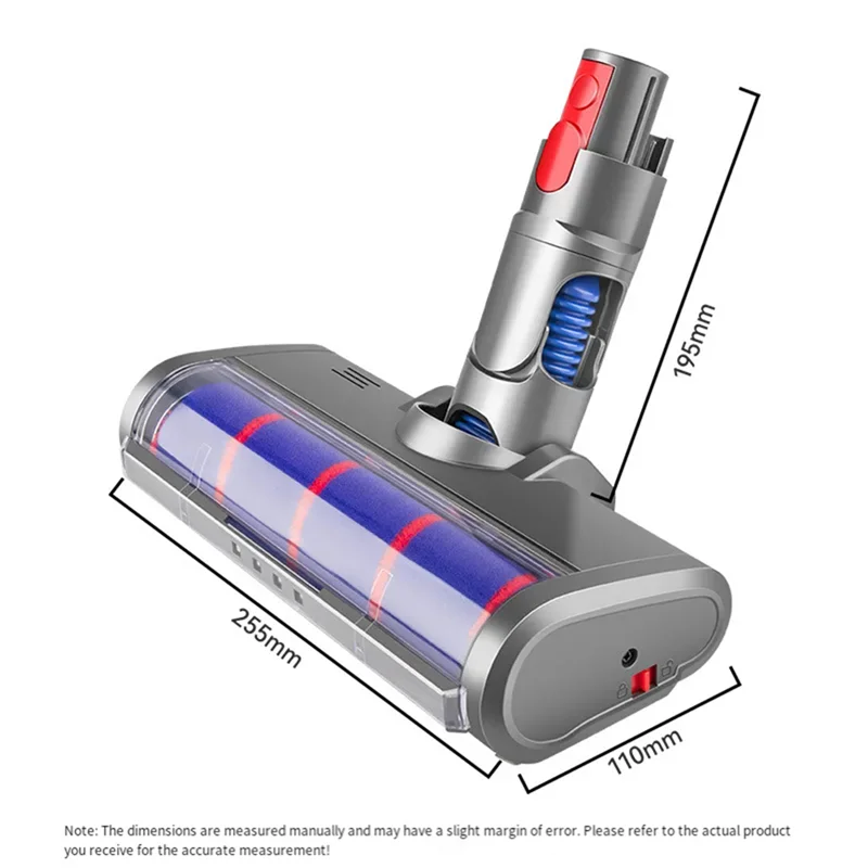 A05G-For دايسون V7 V8 V10 V11 V15 G5 مكنسة كهربائية بديلة لرأس الأرض فرشاة دوارة ناعمة جزء قابل للتدوير