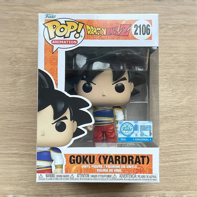 Funko Pop Original  Dragon Ball Z #2106 Goku (Yardrat) Glow in The Dark Chase Exclusive Vinyl Figure Toy Collectible Ornaments - view 4