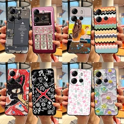 For Tecno Spark Go 2023 Case Stylish Pattern Soft TPU Back Cover For Tecno Pop 7 Pro BF7 BF7h Coque SparkGo 2023 Pop7 BF6 Fundas