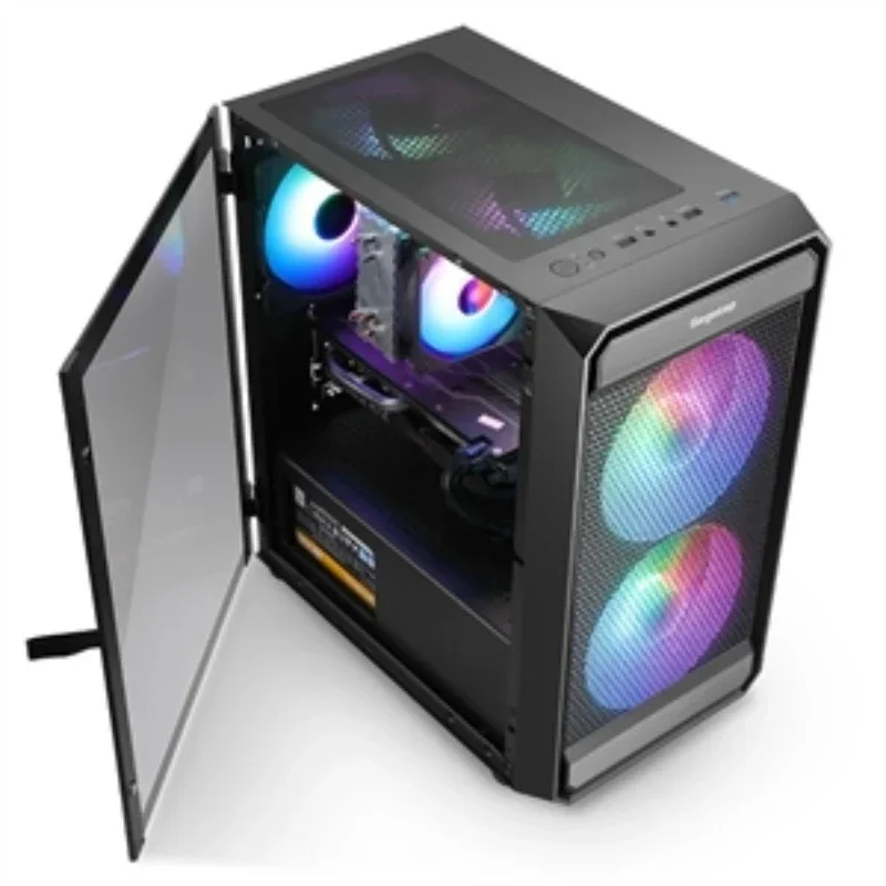 New DIY computer host, assembly machine, desktop game office computer host, water-cooled full set of desktop hosts