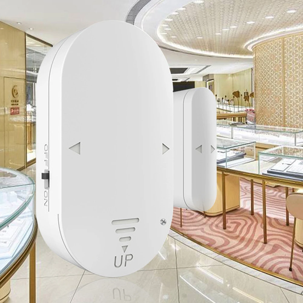 ประตูหน้าต่างนาฬิกาปลุก 130dB ประตูและหน้าต่างเปิดเซ็นเซอร์ CHIME ประตูเปิด Alert Security ALARM สําหรับโรงรถบ้าน Apartment และอื่นๆ