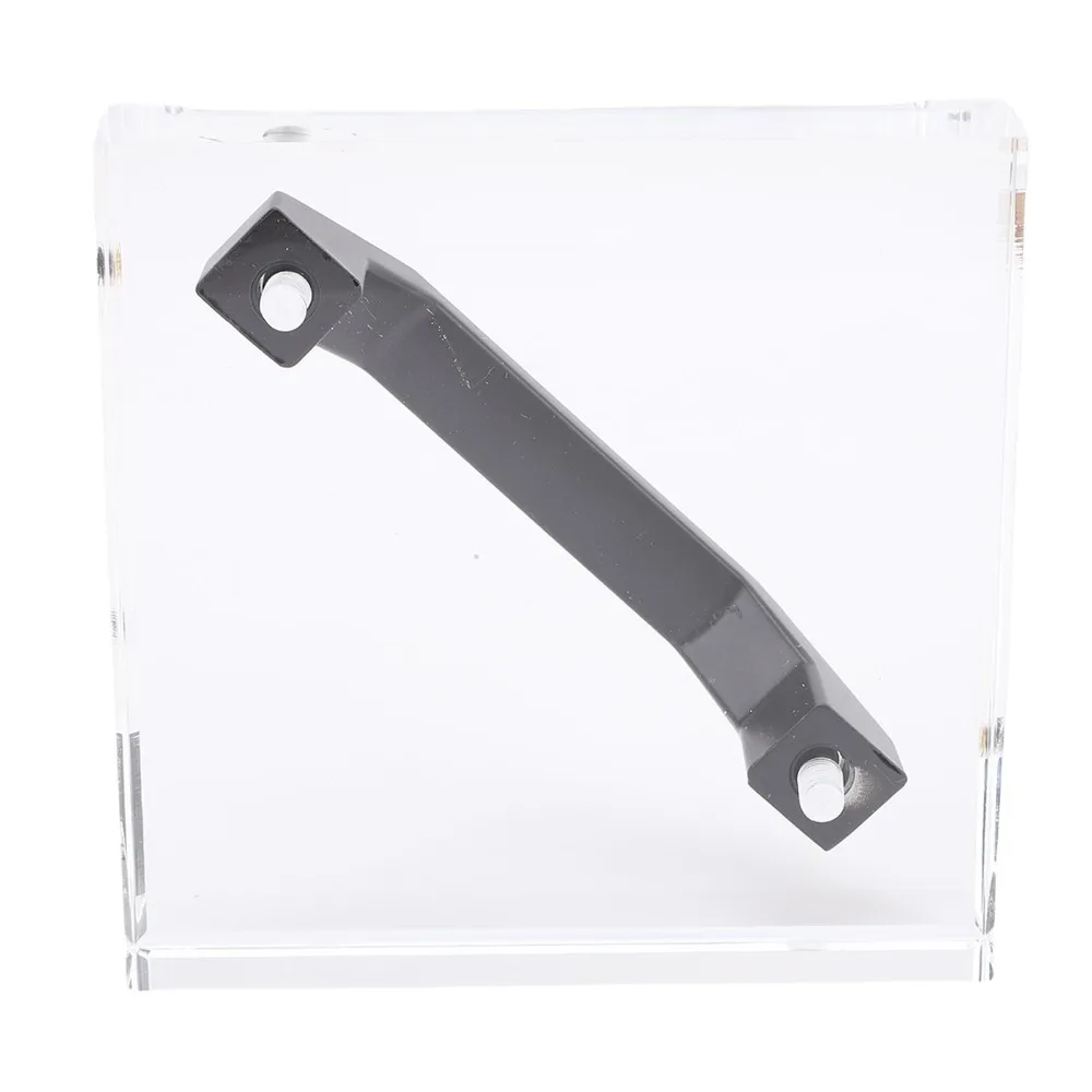 1Pcs 12x12cm HTV Cooling Block Aluminum Alloy Acrylic Heat Press Cooling Block Metal Handle Transparent