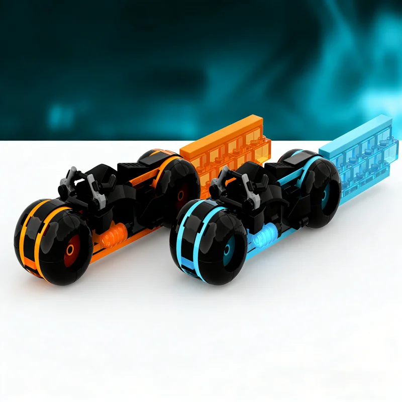228 elementów MOC Lightcycles 2.0 TRON Legacy Ideas CUUSOO Klocki Konstrukcyjne Model Prezent na Boże Narodzenie Zabawka Edukacyjna dla Dzieci