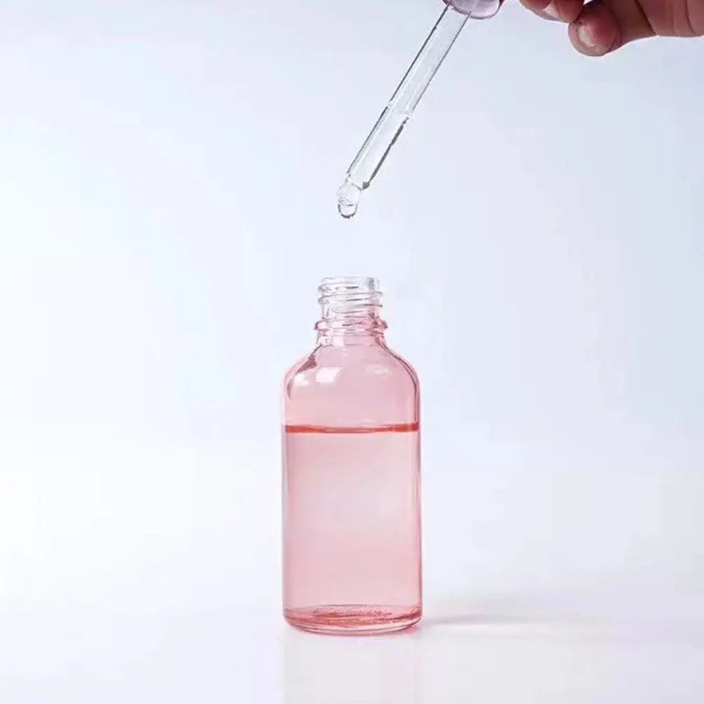 

4 Pcs Glass Bottle with Dropper Bottles Dispensing Applicator Liquid Dropping Juicing Reusable Fill Essential Oil