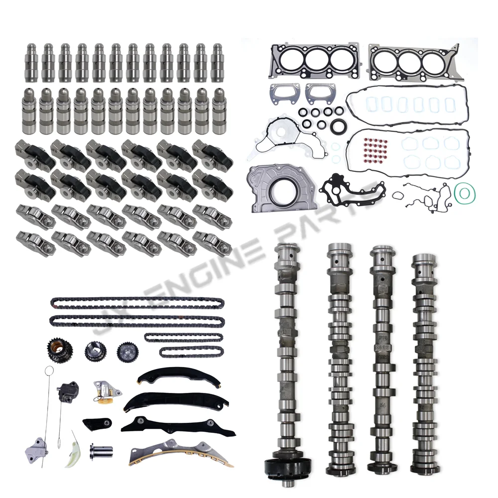 ERC Engine Rebuild Timing Chain Kit Camshaft Lifters Rocker Arms For JEEP 3.6 Grand Cherokee WK Dodge Chrysle Ram 3.6L V6 16-25