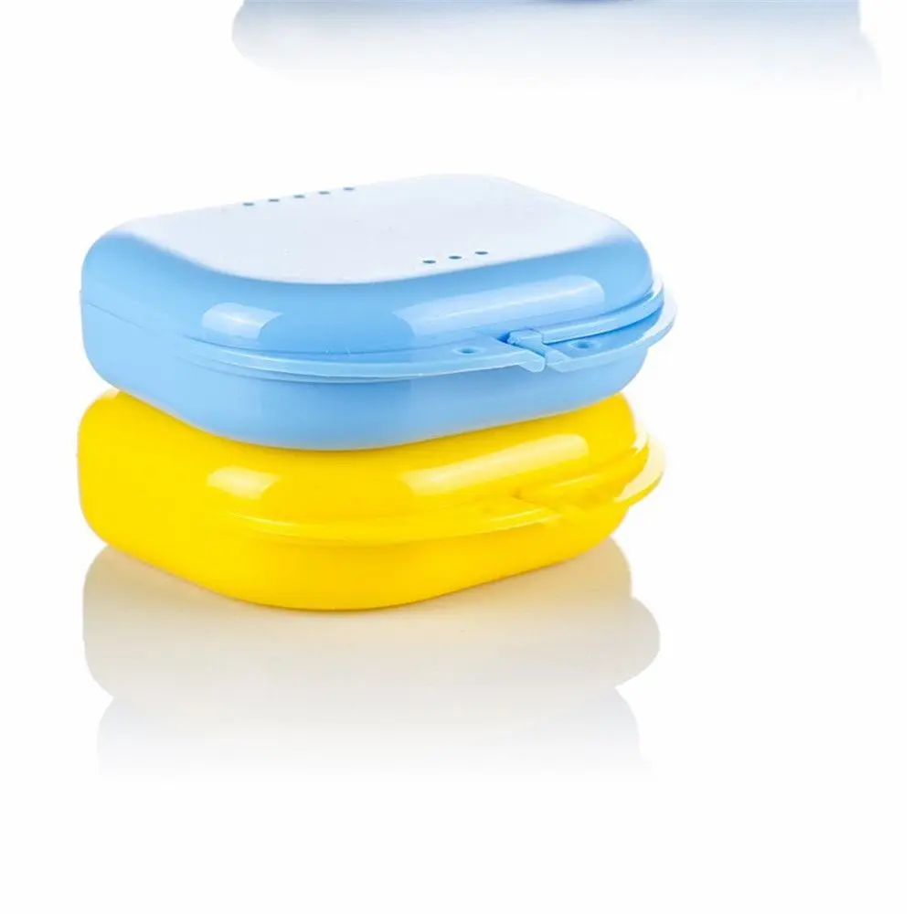 New Health Care Dental Appliance Denture Storage Box Braces Case Oral Hygiene Mouth Guard Container
