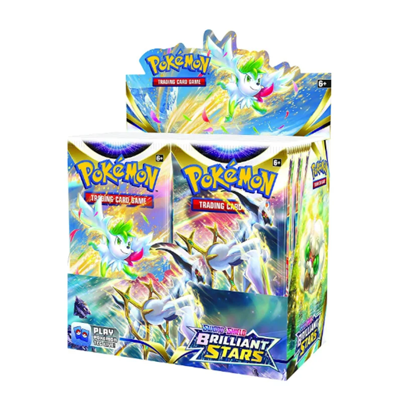 4/12packa Karty Pokemon GX Tag Team Vmax EX Mega Energy Shining Game Battle Carte Trading Kolekcja Kart Zabawki Prezenty dla dzieci