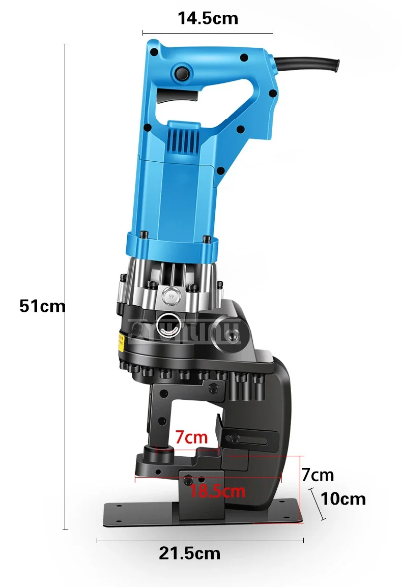 16T Hydraulic Punching Machine for Photovoltaic Brackets C-shaped Steel Drilling Machine Metal Steel Plate Hole Puncher