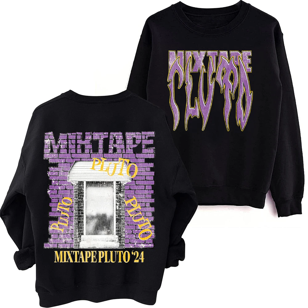 

Future Mixtape Pluto Sweatshirt Harajuku Round Neck Long Sleeve Oversized