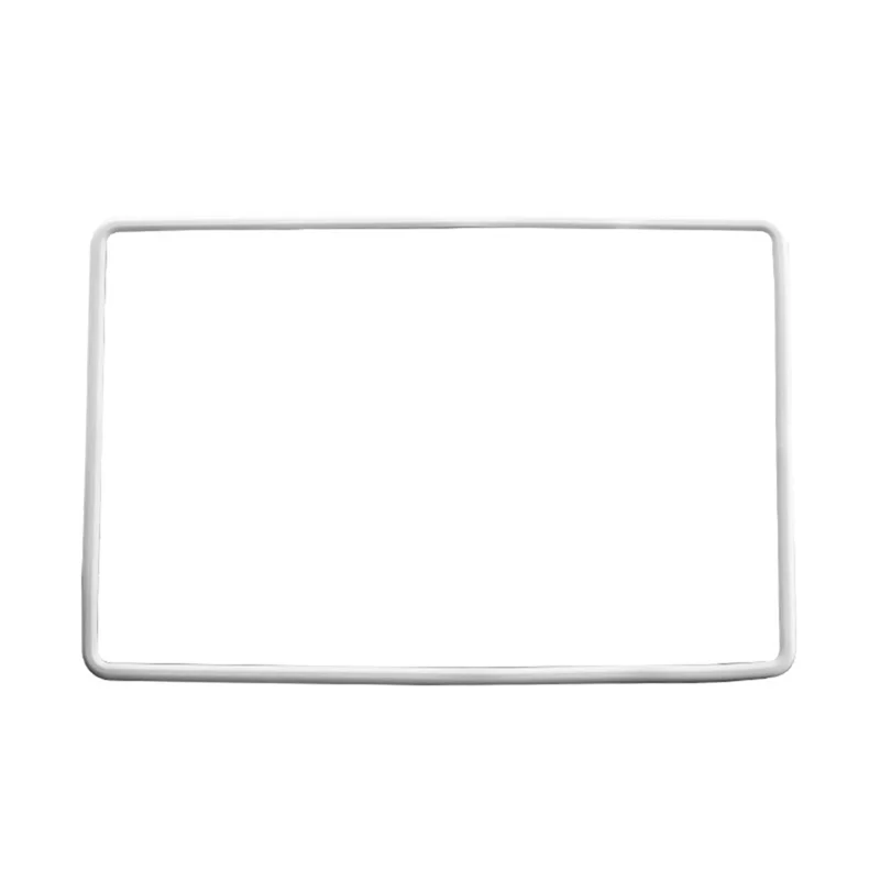 إطار واقي للشاشة لتسلا ، ديكور وحدة التحكم المركزية من السيليكون ، حماية بيضاء ، طراز 3 ، ملحقات طراز Y ، من من-من من من من السيليكون