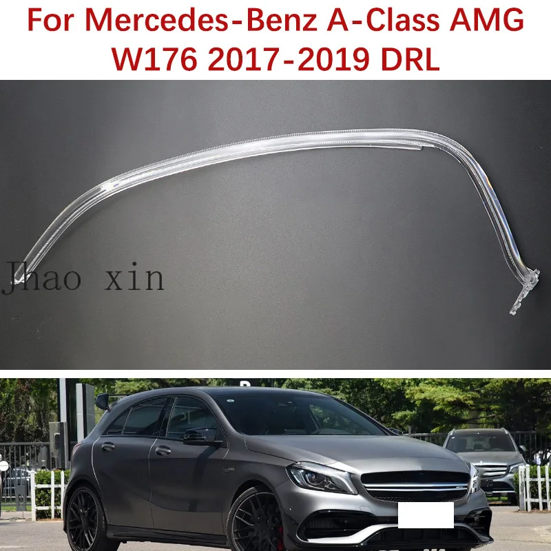 For Mercedes‑Benz A‑Class W176 Angel Eyes White Light 2017‑2018 A45 AMG Car Hedalight DRL Guide Strip Ballast DRL LED Chip Board