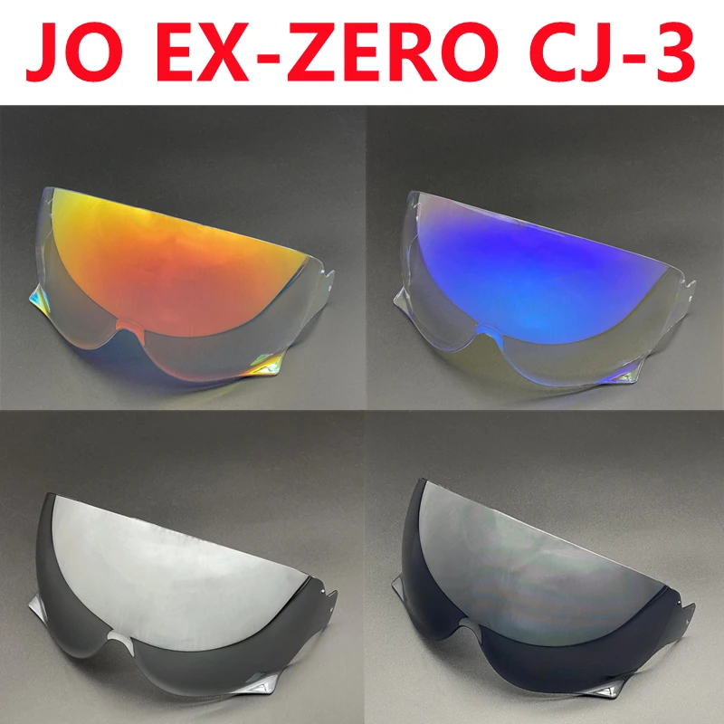 CJ-3 Visor Sunscreen for SHOEI JO JO+ EX-Zero CJ-3 Windproof Helmet Lens Visière Moto Anti Fog Interchangeable Accessories