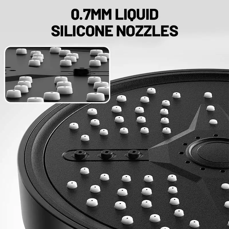 

Многофункциональная ручная насадка для душа высокого давления, 5 режимов, самоочищающаяся насадка для душа, большая панель, водяной массаж, насадка для душа из АБС-пластика