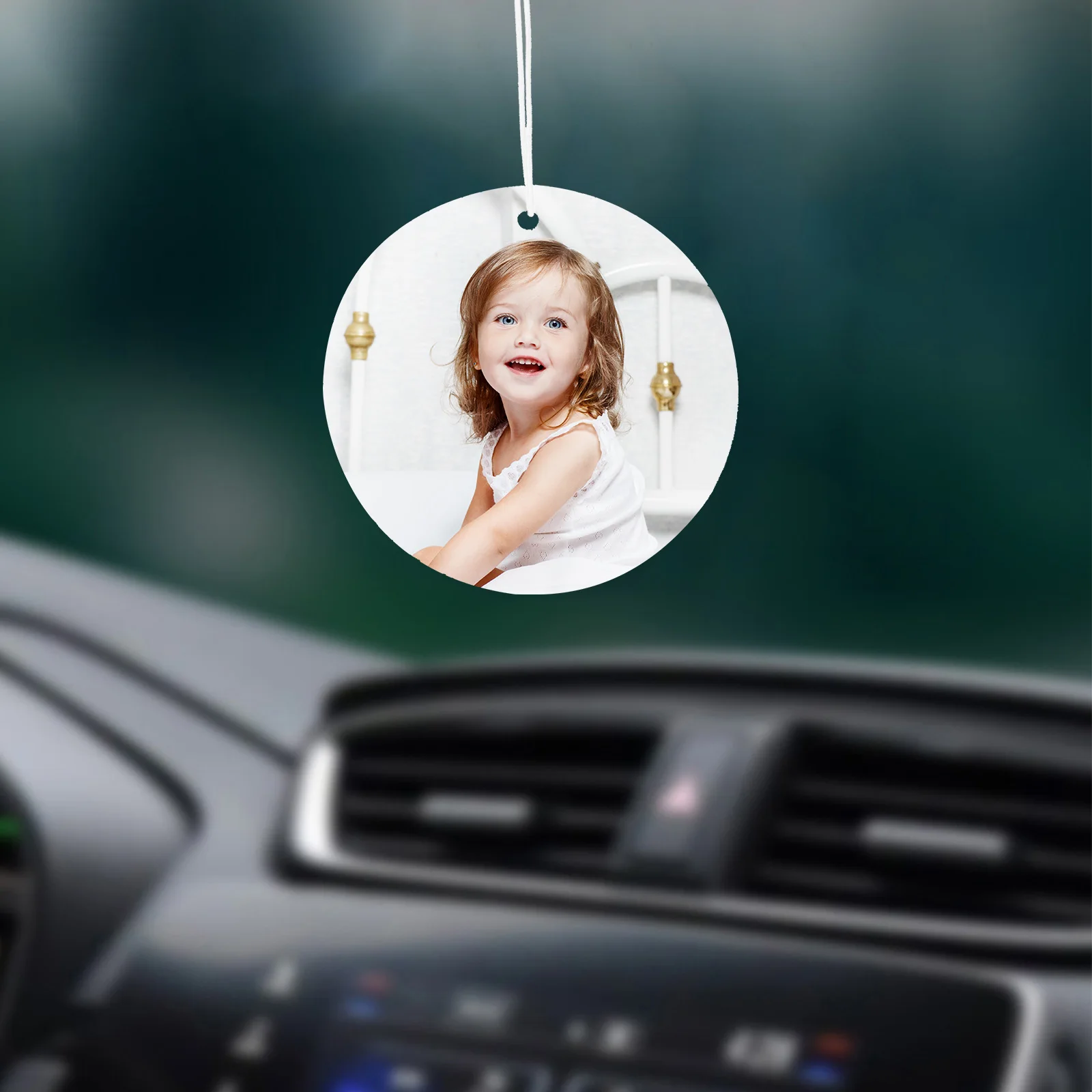 

1 Set Round Felt Sublimation Air Freshener Sheets Blank Diy Car Fresheners Heat Transfer Craft Kit Durable Fragrance Refill For