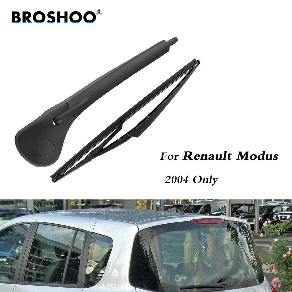 BROSHOO Car Rear Wiper Blades Back Windscreen Wiper Arm For Renault Modus Hatchback (2004 Only) 305mm,Windshield Auto Styling