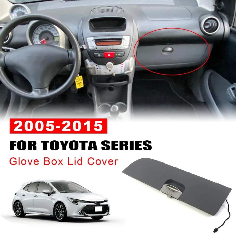 

Для Peugeot 107 Toyota AYGO Citroen C1 2005-2015 серая крышка перчаточного ящика автомобиля, сменная крышка для левого руля, автомобильные аксессуары