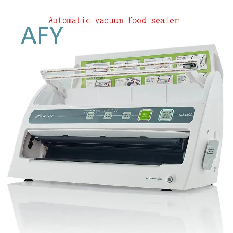 MS1160 Automatic Dry Wet Vacuum Sealer for Household Food Preservation Packing Machine Vacuum Film Sealing Machine for
