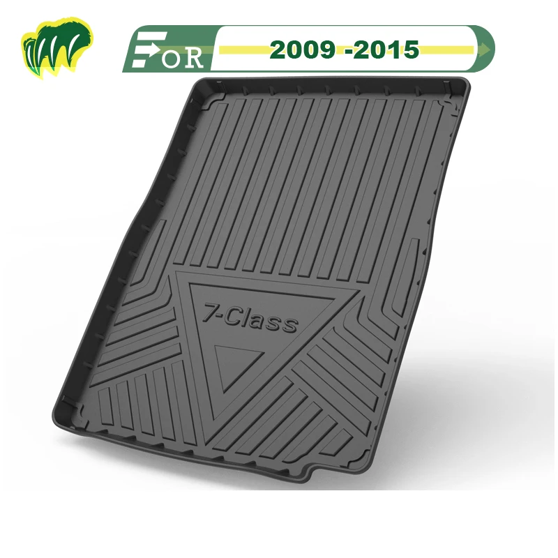 For BMW 7-class 730li/740 2009-2024 TPE Custom Fit Car Trunk Mat All Season Black Cargo Mat 3D Shaped Laser Measured Trunk Liner