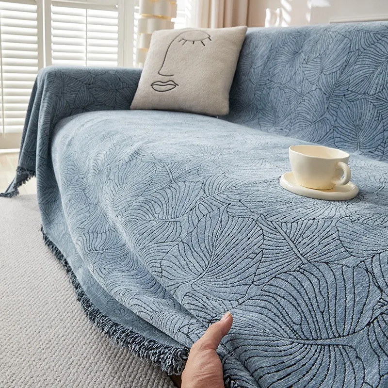 Chenille Sofa Towel New Arrival Thickened Anti Cat Scratching Sofa Cover Two Seater Machine Washable