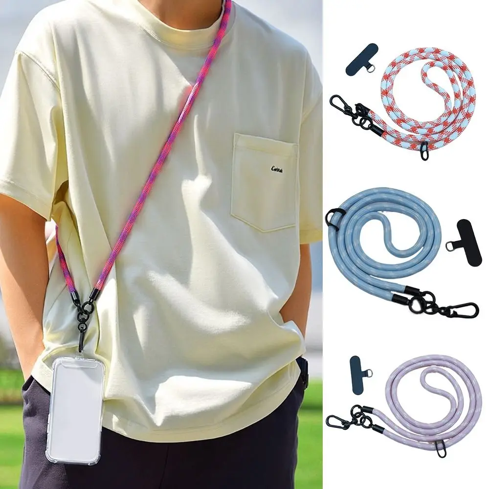 Multi-Style Cell Phone Card Lanyard Detachable Adjustable Thickened Mobile Phone Wrist Strap Anti-Lost Crossbody Shoulder