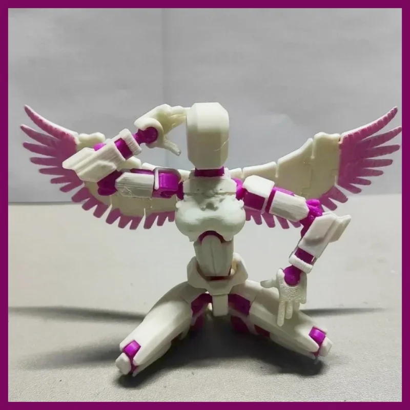 

Multi-jointed Movable Robot 3.0 3d Printed Mannequin Female Character Wing Toy Dummy Decoration Figures Toys Game Gift Toys Gift