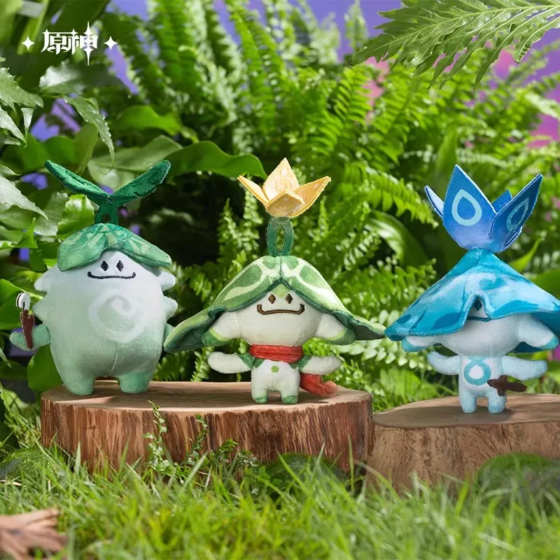 게임 Genshin Impact 공식 정품 제품 Aranara 시리즈 장식품 할로윈 크리스마스 DIY 선물 코스프레 장식 액세서리